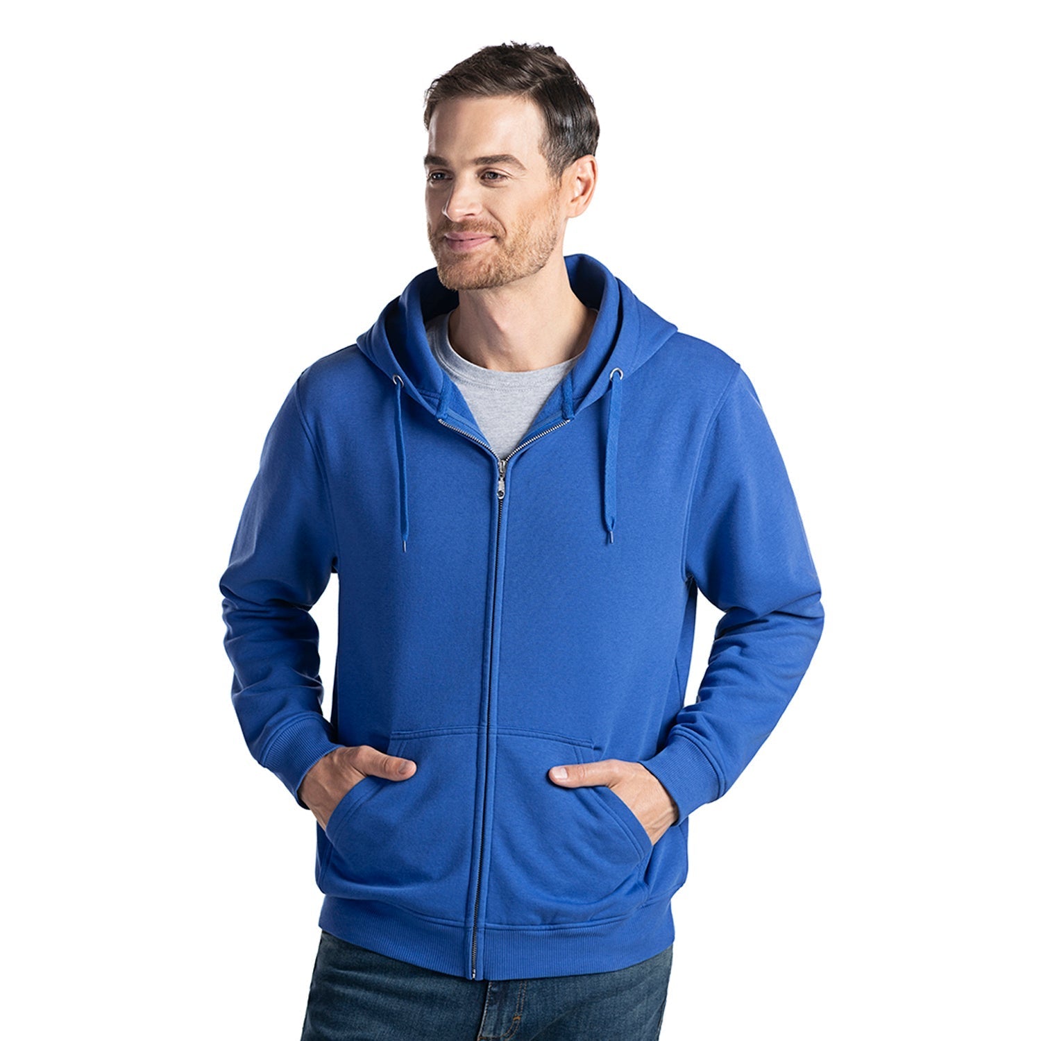 L00555 - Surfer - Adult Full Zip Hooded Sweatshirt