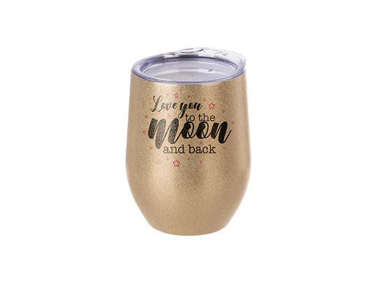 Artisan 12oz Gold Metallic Pearl Coating™ Wine Cup