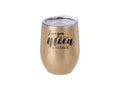 Artisan 12oz Gold Metallic Pearl Coating™ Wine Cup