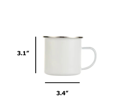 12oz Pearl Coating™ Custom Camp Enamel Cup