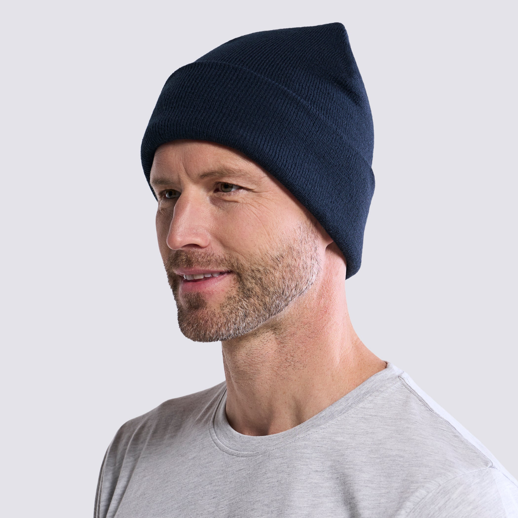 H08010 - Thermo - Fleece Lined Knit Cuff Toque
