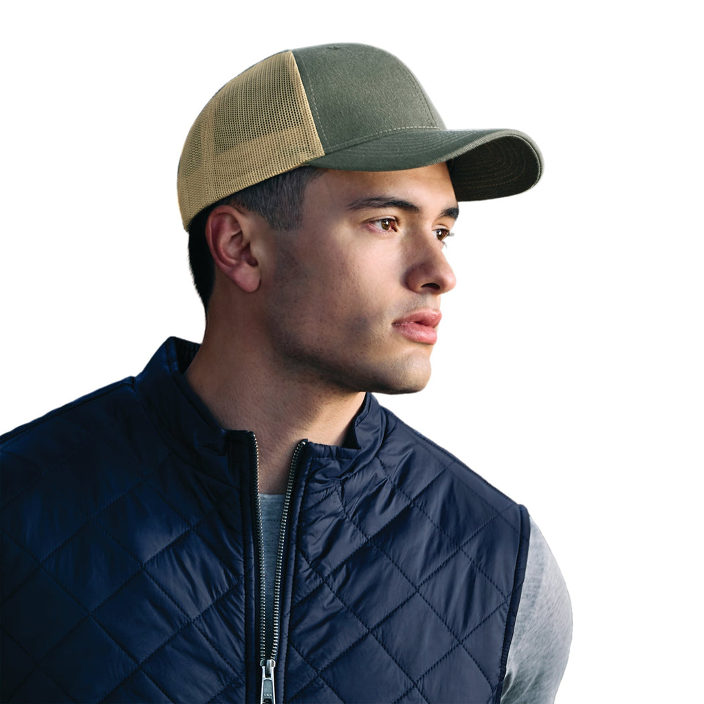 H08360 - TRAILHEAD - Pigment Dyed Snap Back Trucker Cap