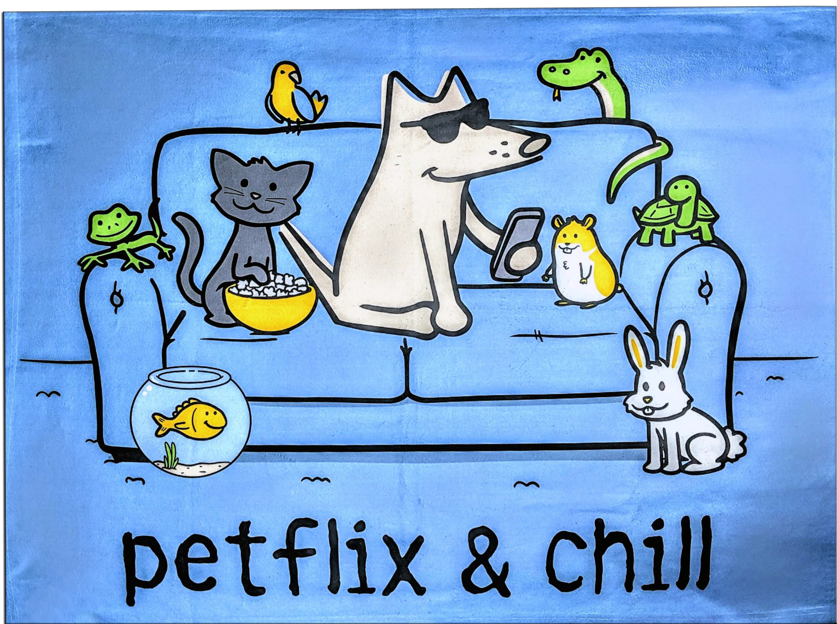 Brushed Polar Fleece Blanket (30" x 40")