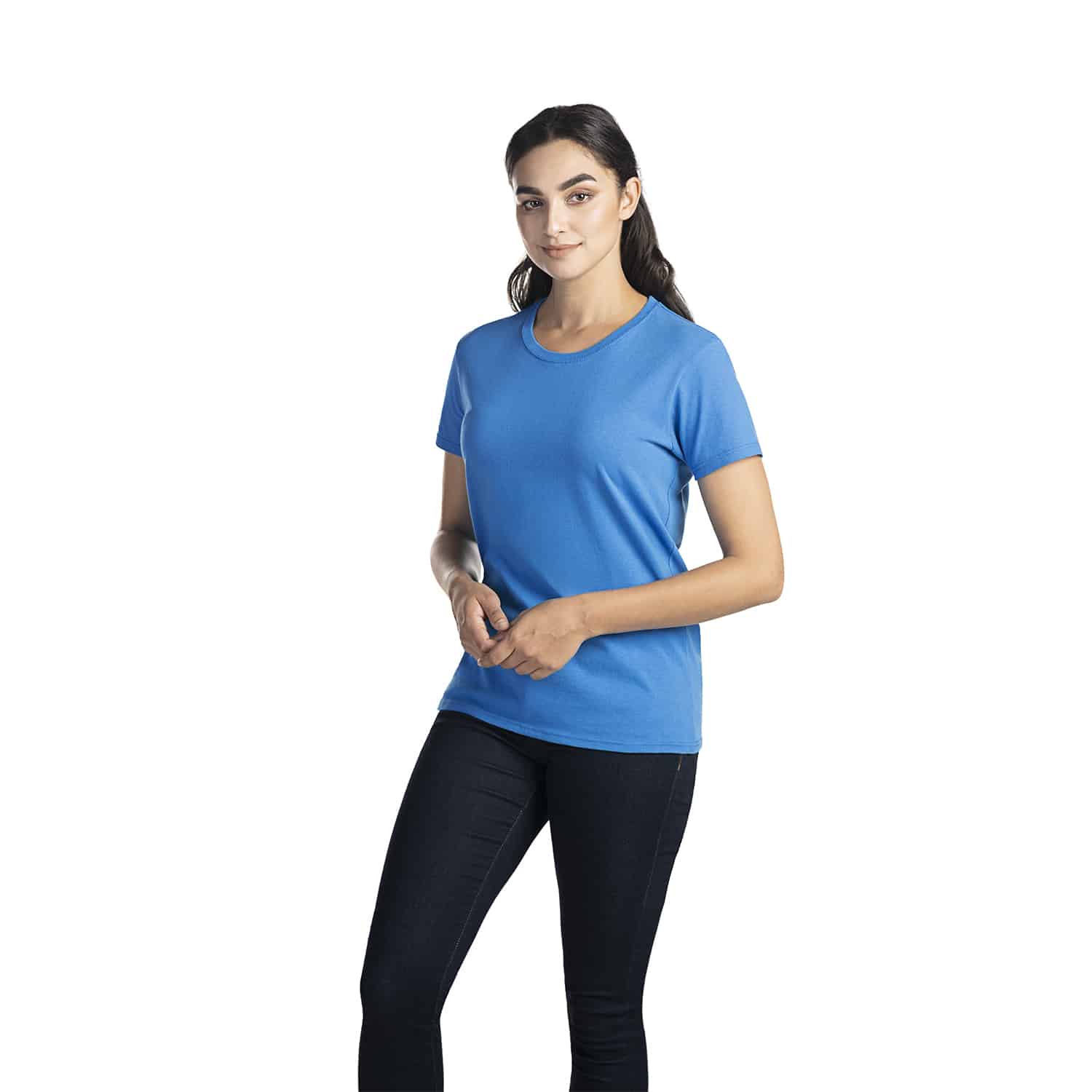 S05611 - Parkour - Ladies RING SPUN Combed Cotton Crewneck T-Shirt