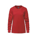 S05616 - Breeze - Ladies RING SPUN Combed Cotton Long Sleeve Crewneck T-Shirt