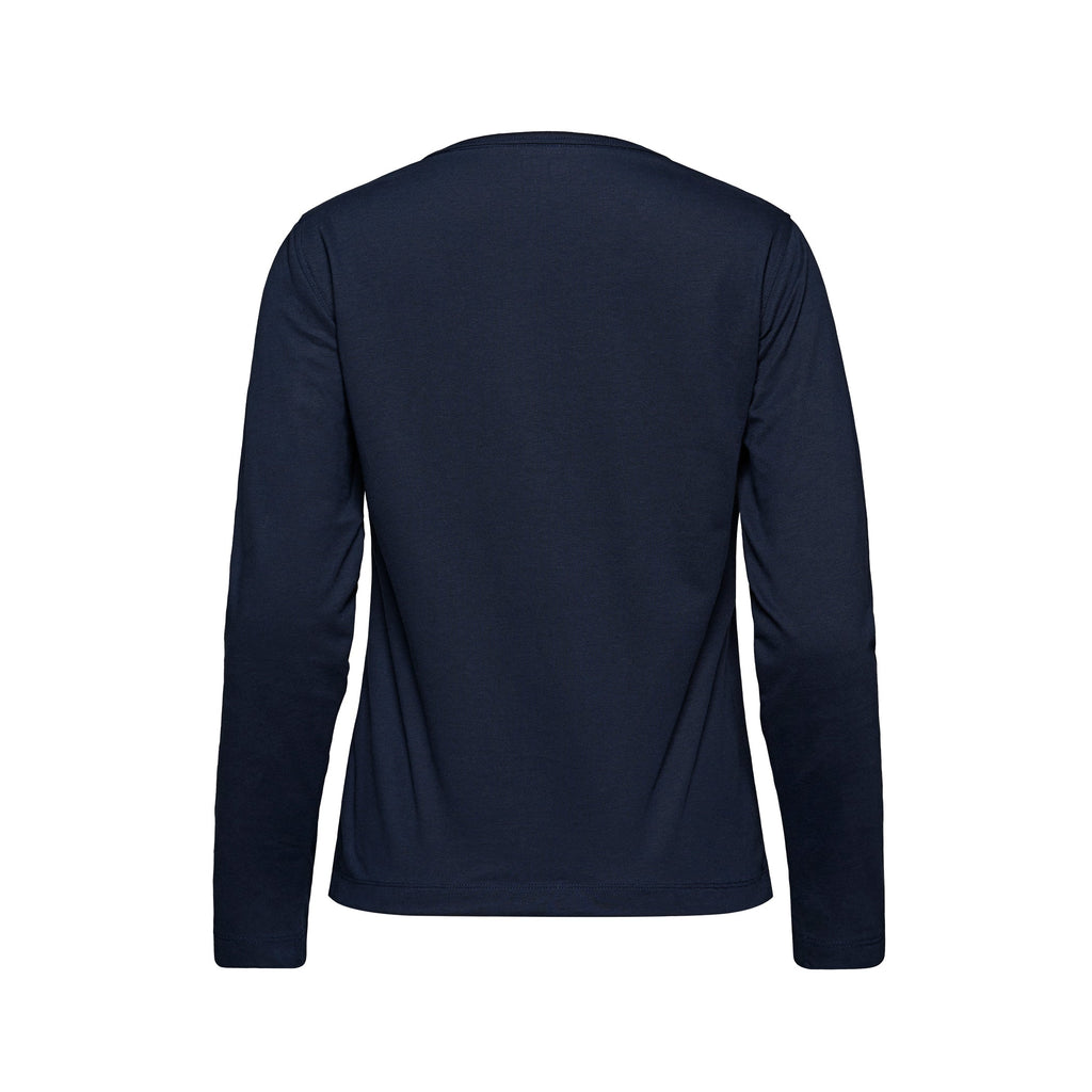 S05896 - Riverside - Ladies Cotton-Poly Long Sleeve Crewneck T-Shirt