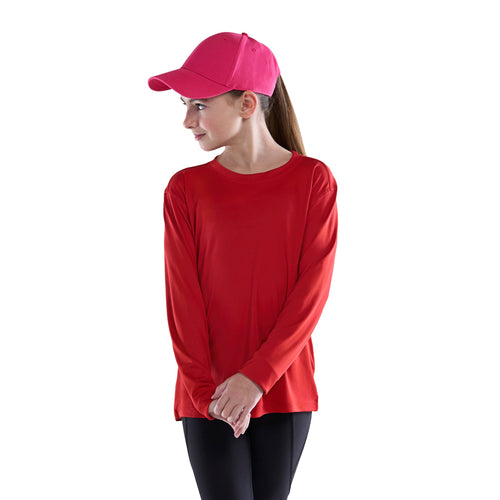 /3- Shore - Youth Performance Long Sleeve Crewneck T-Shirt