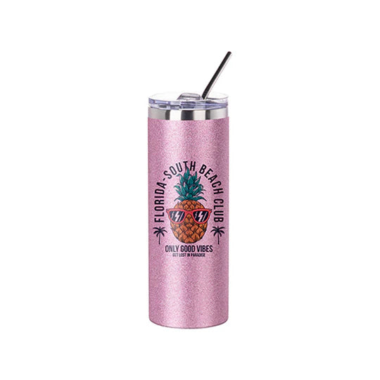 20oz Glitter Pearl Coating™ Skinny Tumbler