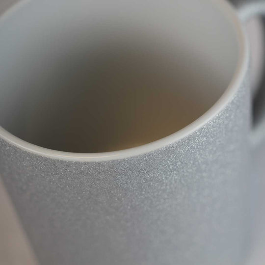 11oz Silver Glitter "Shimmer" Mug