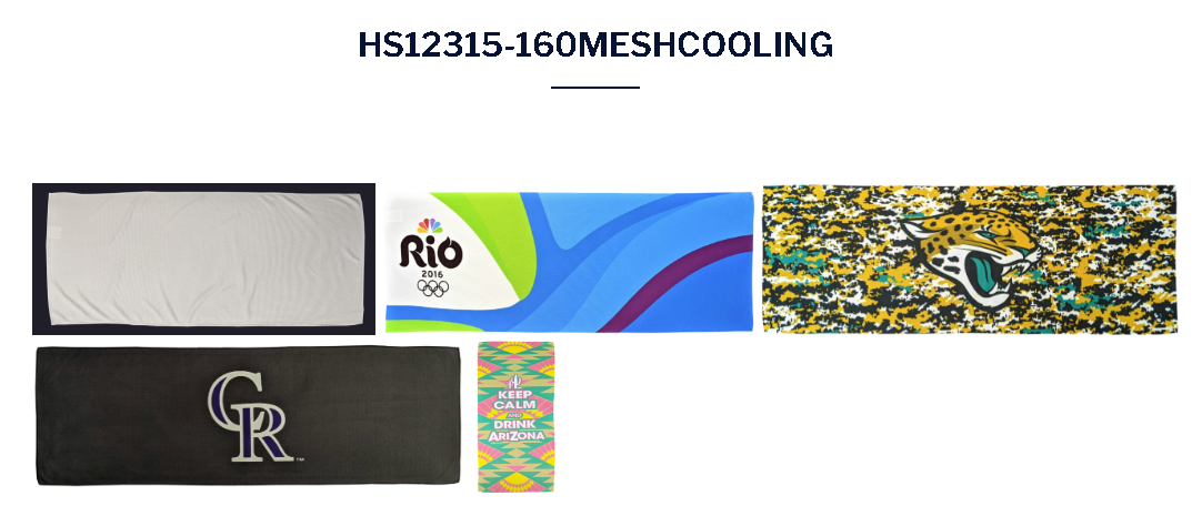Custom Performance Mesh Cooling Towel